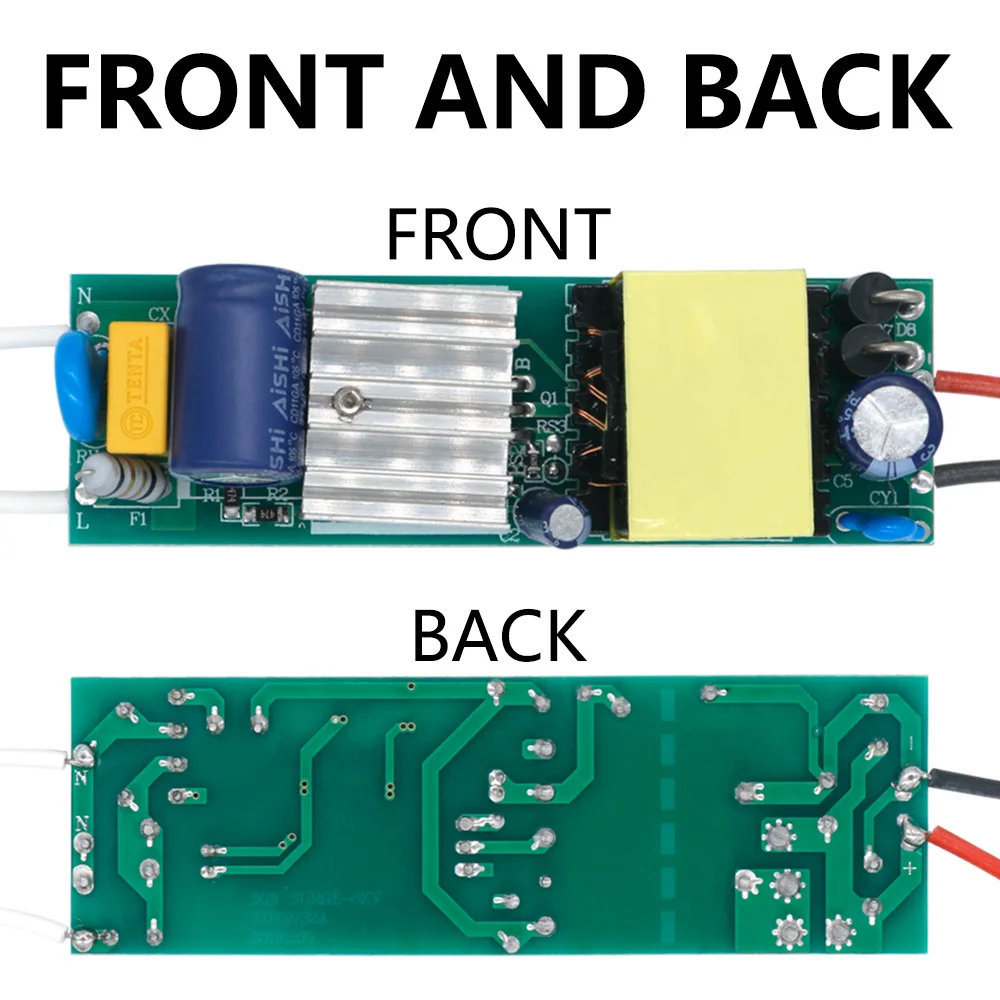 LED Driver No Flicker 40W 50W DC24-46V Power Supply Constant Current Control Lighting Transformer Bare board For LED Diode Lamp