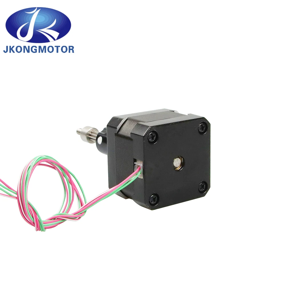 Imagem -04 - Atuador Linear Cativo Híbrido da Fase 5v 0.7a Nema 17 de Jkongmotor 1.8 Graus com Parafuso Rosqueado da Movimentação Jk42h2a5007k422