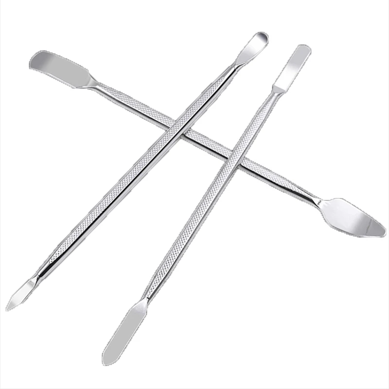 Spudger de Metal de doble extremo, varillas de desmontaje de Metal de apertura, Kit de herramientas de reparación para iPhone, iPad, iPod, portátil, tableta, PC, 3 uds.