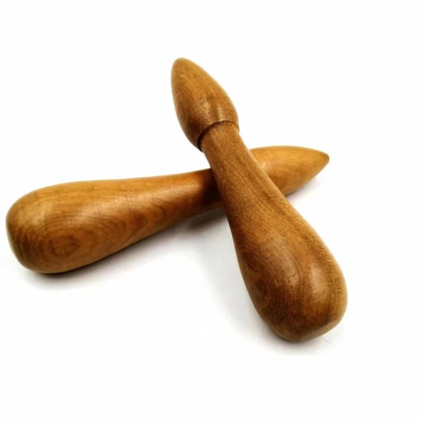 1Pc หอมไม้ Acupoint Massager Body ข้อต่อคอนวดคู่มือการใช้งานเท้าสปานวดบาร์ Health Care เครื่องมือนวด