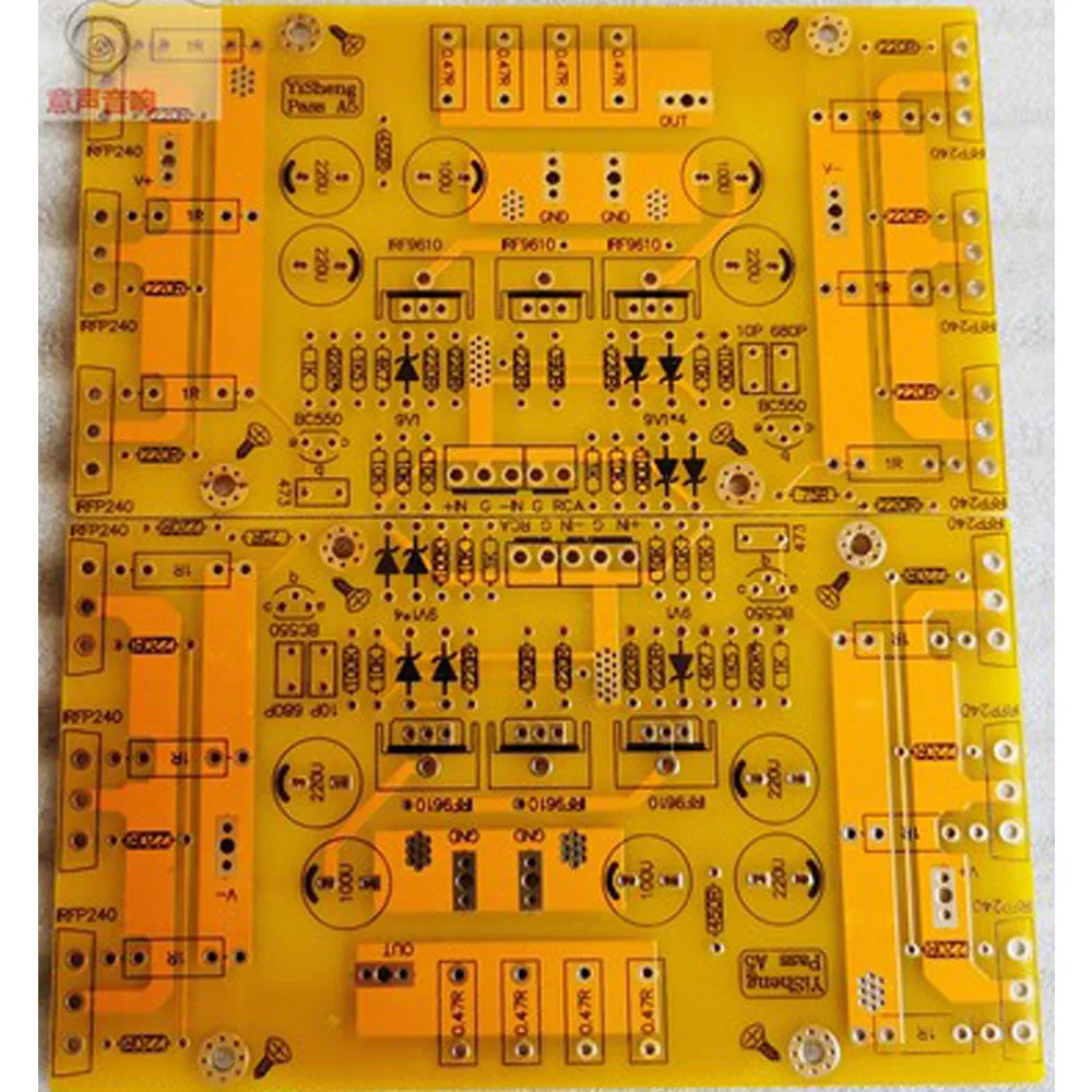 

One Pair PASS A5 Single-Ended Class A Power Amplifier New Version Balanced Input PCB