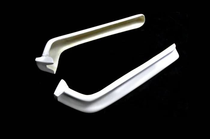 Nismo Style Fiberglass Rear Spat Extension For Nissan Skyline R34 GTR FRP Unpainted Bumper Add On Fiber Glass NIS Splitter Cover