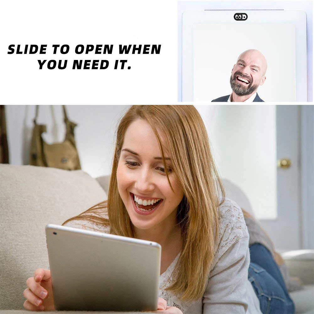 เว็บแคมฝาครอบชัตเตอร์แม่เหล็กSlider Universal Antispyกล้องสำหรับเว็บแล็ปท็อปiPad Macbookแท็บเล็ตเลนส์ความเป็น...