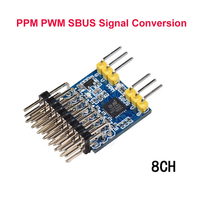 8CH PWM PPM SBUS Signal Conversion Module Converter input voltage 3.3-20V For RC Airpanle Drone Part