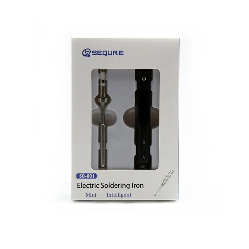 SEQURE Mini SQ-001 65W Digital OLED Programmable Interface DC5525 Soldering Iron Soldering Iron Temperature Adjustable