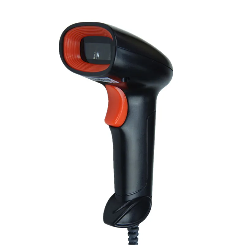 1D/2D Red Light Barcode Scanner Bar Code Reader for Warehouse Supermarket Retail Stores POS Terminal