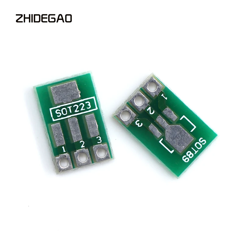 20 pz SOT89 SOT223 a DIP PCB Transfer Board DIP Pin Board Pitch Adapter keysets