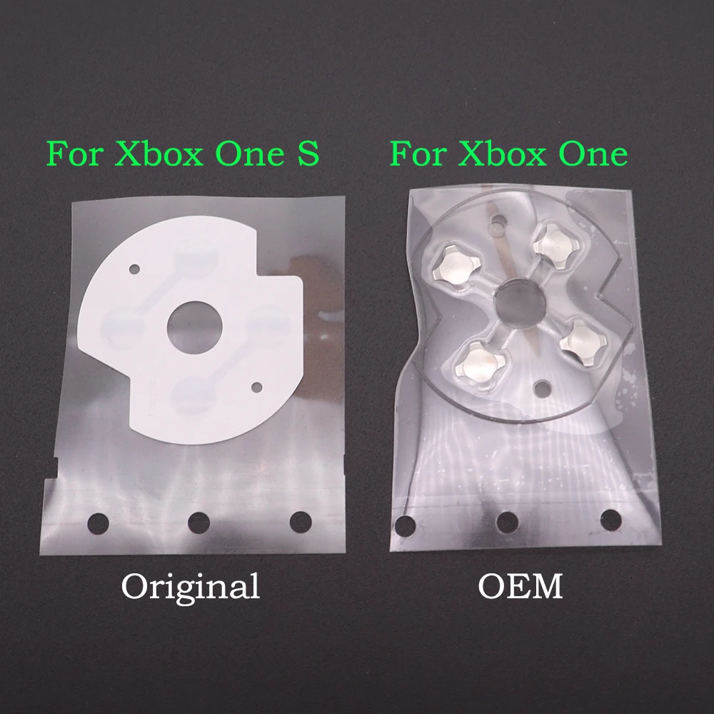 

30PCS Conductive Film Sticker For Xbox One S Controller Replacement D-Pad Button Metal Dome Switch Pad