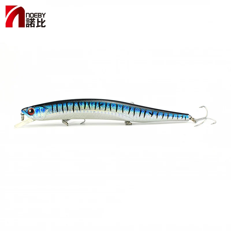 NOEBY NBL9142 Slim Minnow Fishing Lure Hard Bait Wobblers Peche Leurre 150mm 23g Floating for Sea Bass Fishing