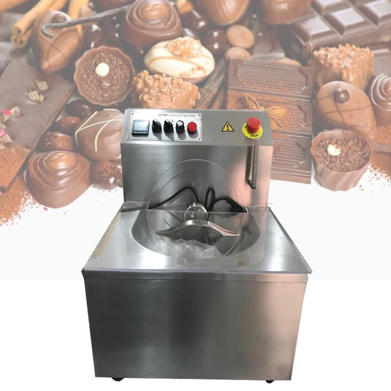 Stainless Steel of chocolate melting machine 8/15 kg tempering chocolate machine for sale