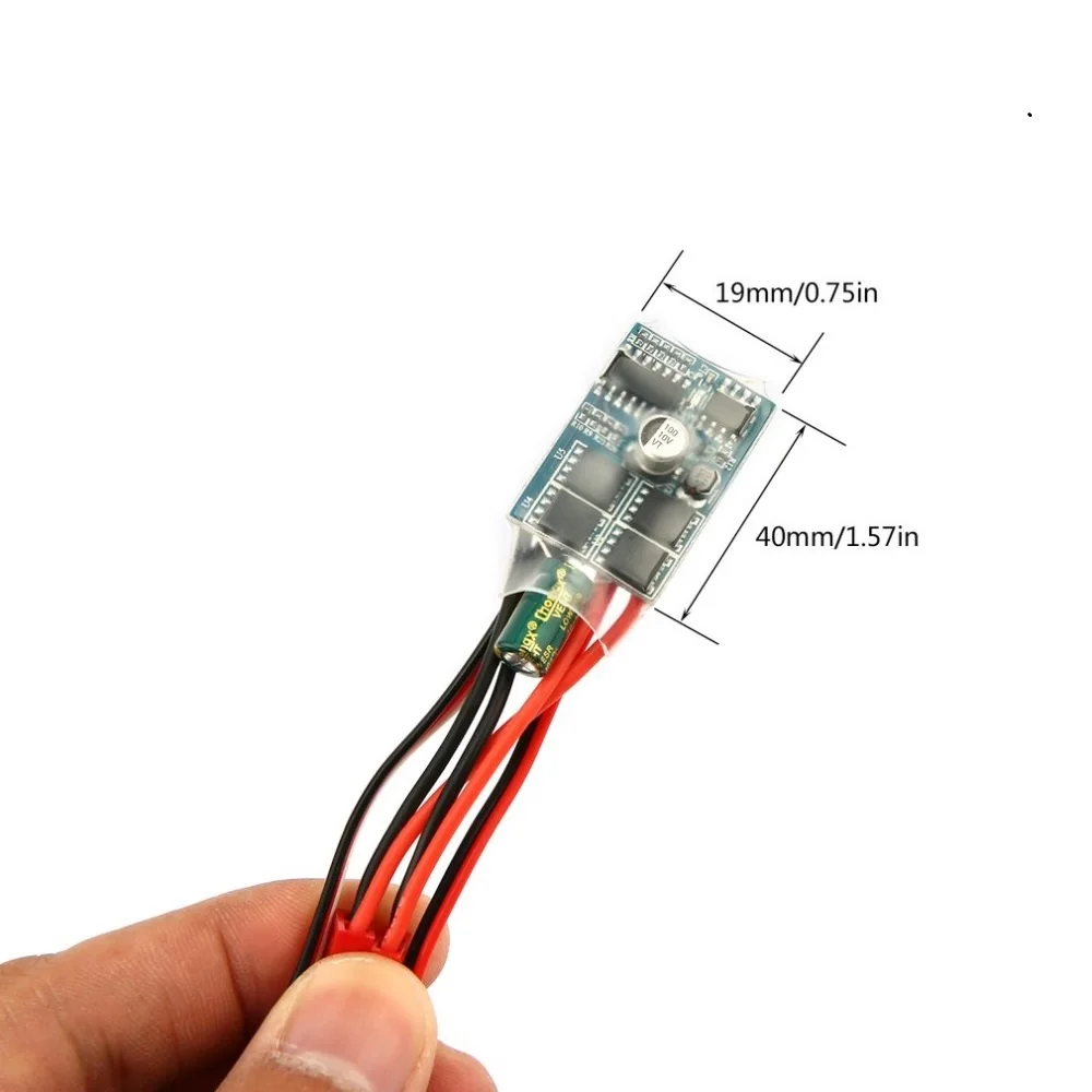 RC DIY Mini 30A ESC Car Boat Using Bidirectional 30A Miniature Brushed ESC Electric Speed Controller Without brake Easy Install