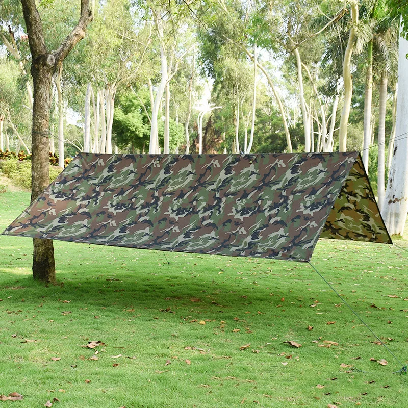 1.5z2.2cm Awning Sun Shelter Beach Outdoor Camping Garden Sun Awning Canopy Sunshade Hammock Rain Fly Tarp Waterproof Tent Shade