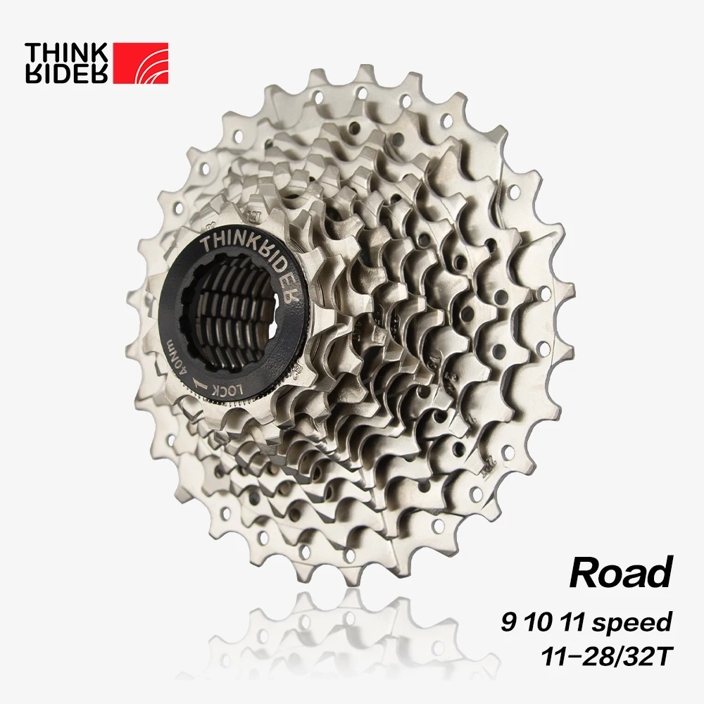 ThinkRider Road Bike 9 10 11 Speed Cassette X7 A1 X5 Bike Trainer Bicycle Flywheel Rear Gear Suitable For 11 Speed Road Bikes