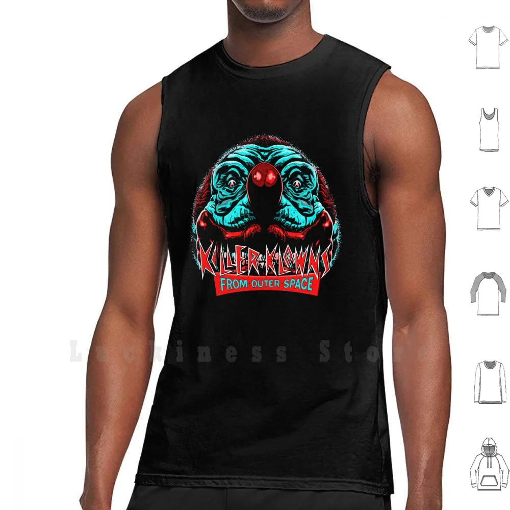

Killer Klowns From Outer Space Tank Tops Vest 100% Cotton Killer Klowns From Outer Space Clowns Clown Horror Horror Movie