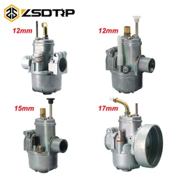 ZSDTRP New Carburetor Replacement Moped Bike fit Puch 12 15 17mm card Bing Style Carb for PUCH Bing SRC 1/17/54