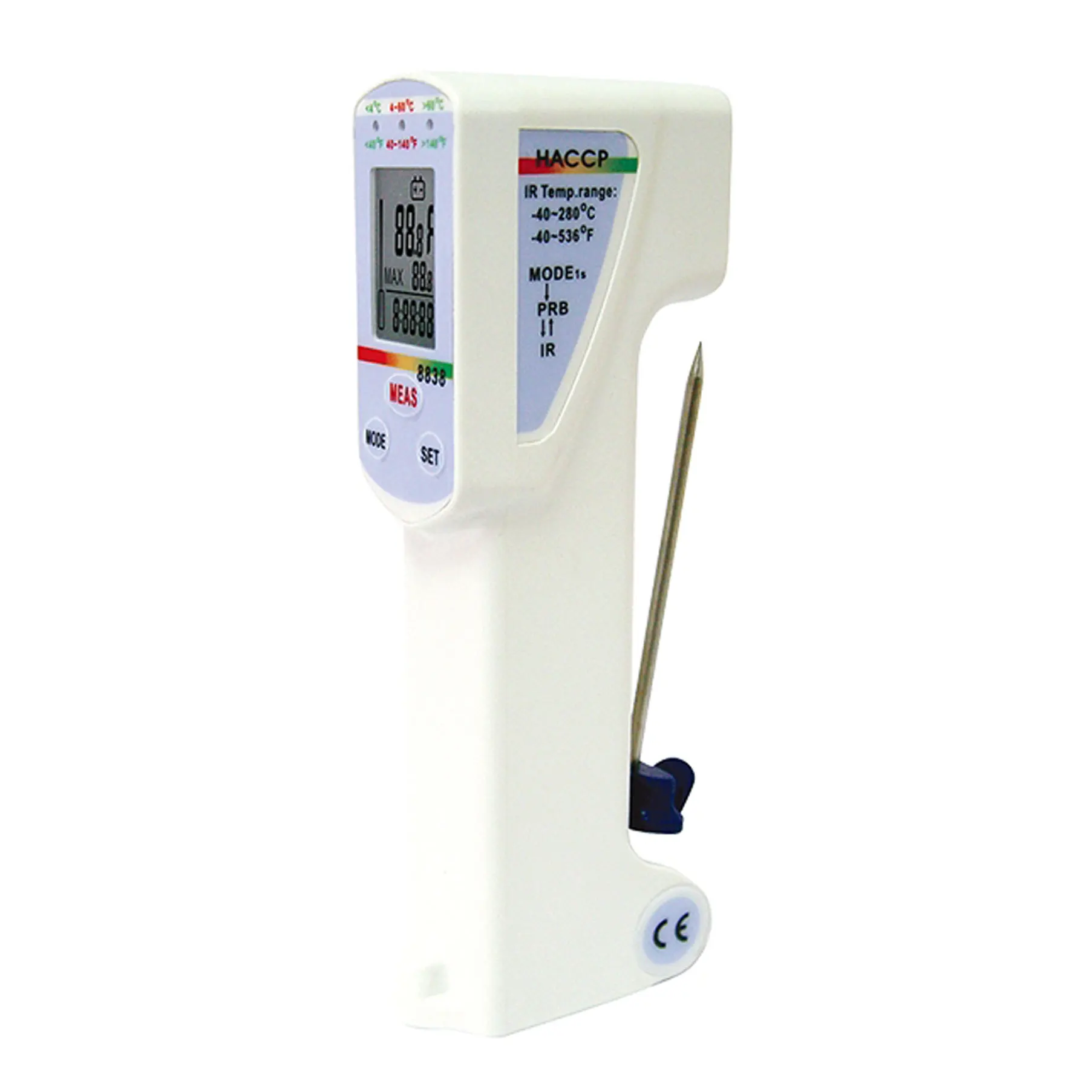 AZ8838 termómetro Digital infrarrojo para cocina, dispositivo para la industria de procesamiento de alimentos, panadería y cocina