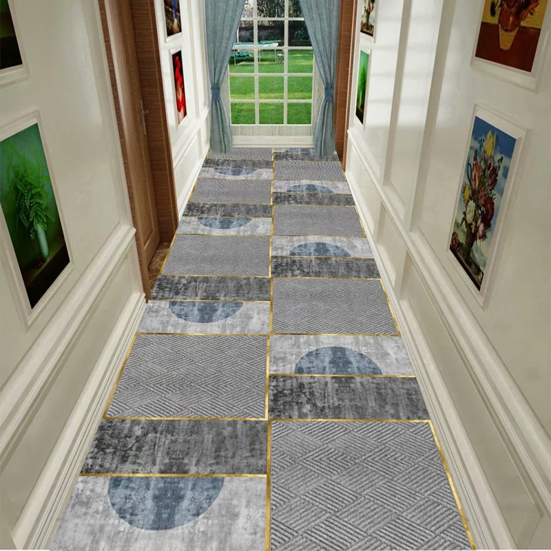 Simple Modern Corridor Area Rug Living Room Bedroom Hallway Carpet Home Hotel Runner Rugs Doorway Entrance Doormat Kitchen Mat