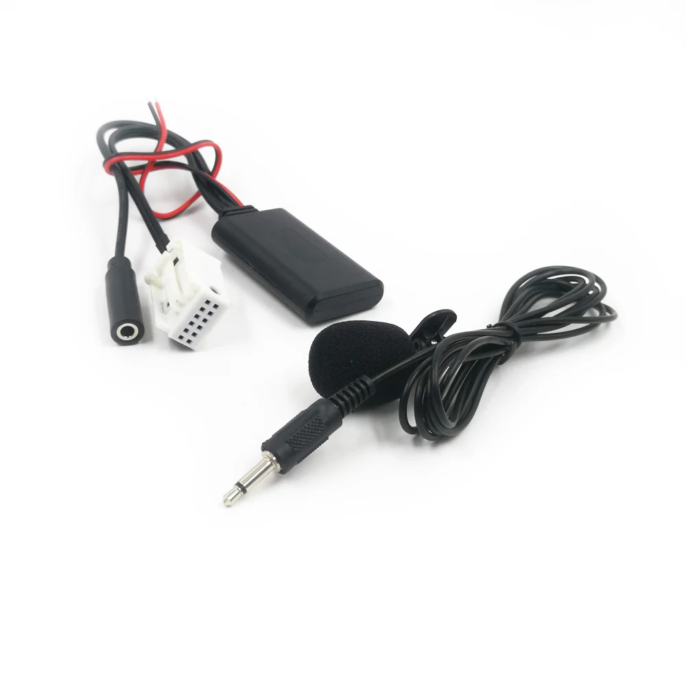 Biurlink RD4 Radio samochodowe Bluetooth 12Pin AUX Adapter Zestaw głośnomówiący Urządzenie audio dla Peugeot Citroen RD4 Stereo
