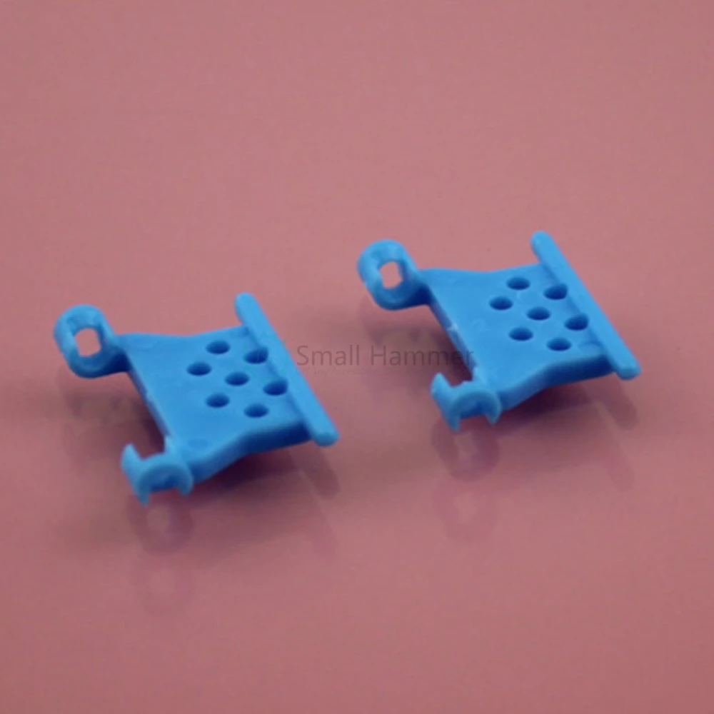 10pcs Soft blue hinge plastic hinge battery lock piece tank strip piece