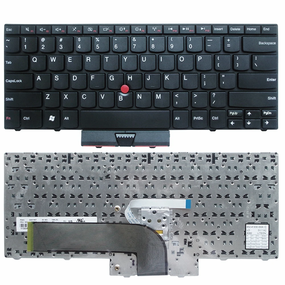 GZEELE New for Lenovo for Thinkpad Edge E40 E14 E50 E15 Keyboard Teclado US English 60Y9669 60Y9597 60Y9633 Without Backlight