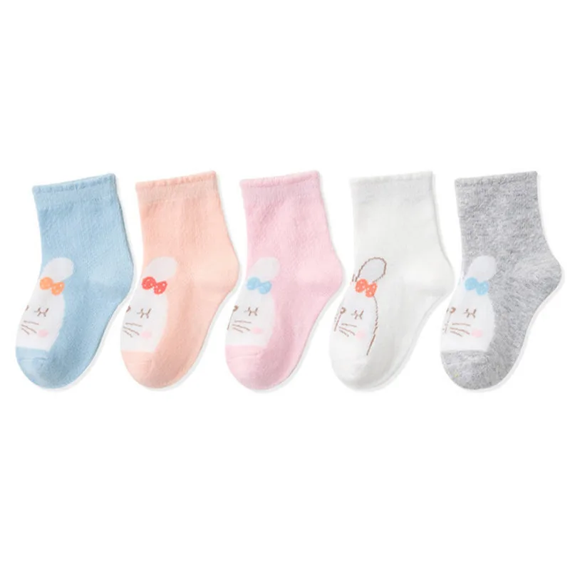 

Clearance 5 Pairs/Lot Children's Cotton Socks Boy Girl Baby Cute Cartoon Fashion Warm Soft For Teens 1-12Y Autumn Winter Kids CN