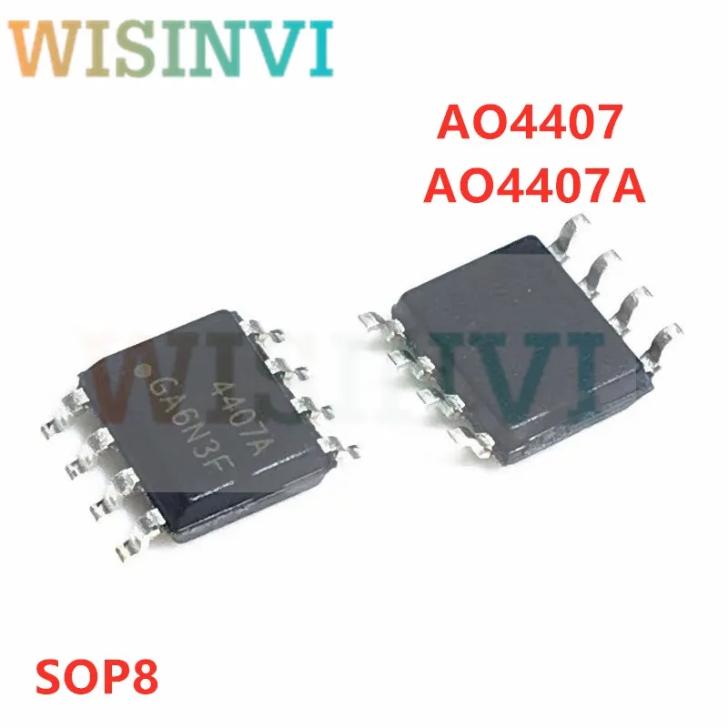 

1000 шт. AO4407 4407 AO4407A SOP8 4407A 12A/30V MOSFET SOP-8