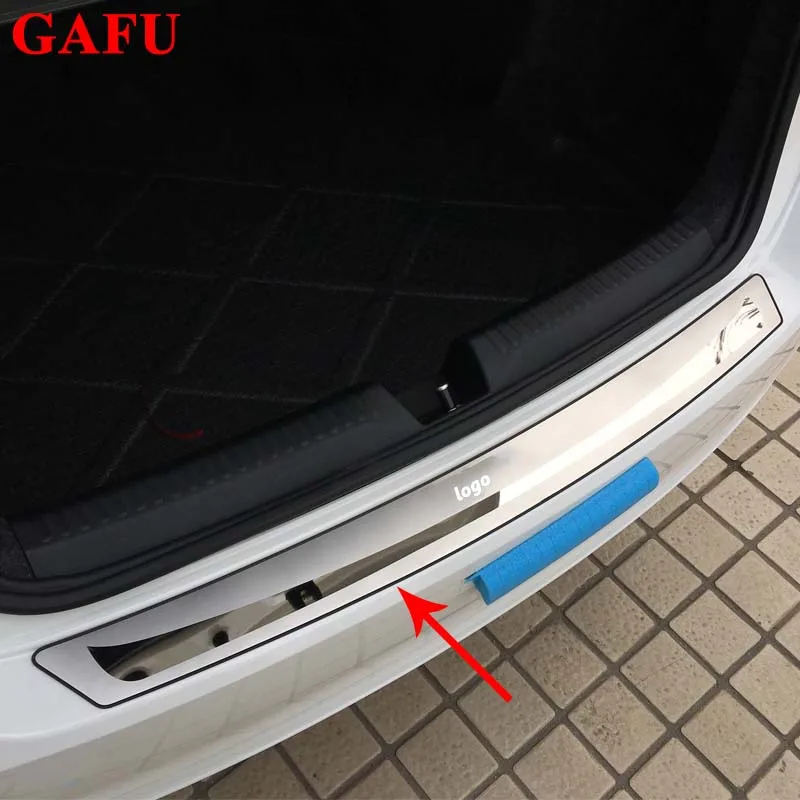 

High Quality Stainless Steel Car Rear Bumper Protector Sill Sticker for 2010-2016 Citroen C5 Trunk Tread Plate Trim Car styling