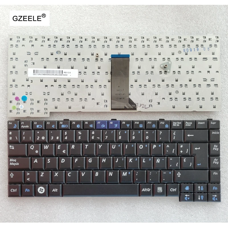 

New SP/US laptop keyboard for samsung Q308 Q310 keyboard black