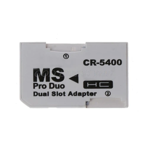 Adaptador de tarjeta de memoria SDHC, adaptador de tarjetas Micro SD/TF a MS PRO Duo para tarjeta PSP, envío directo