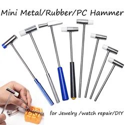 7 Sizes Mini Hammer Advanced Small Steel Hammer Jewelry Watch Band Strap Maintenance Tools