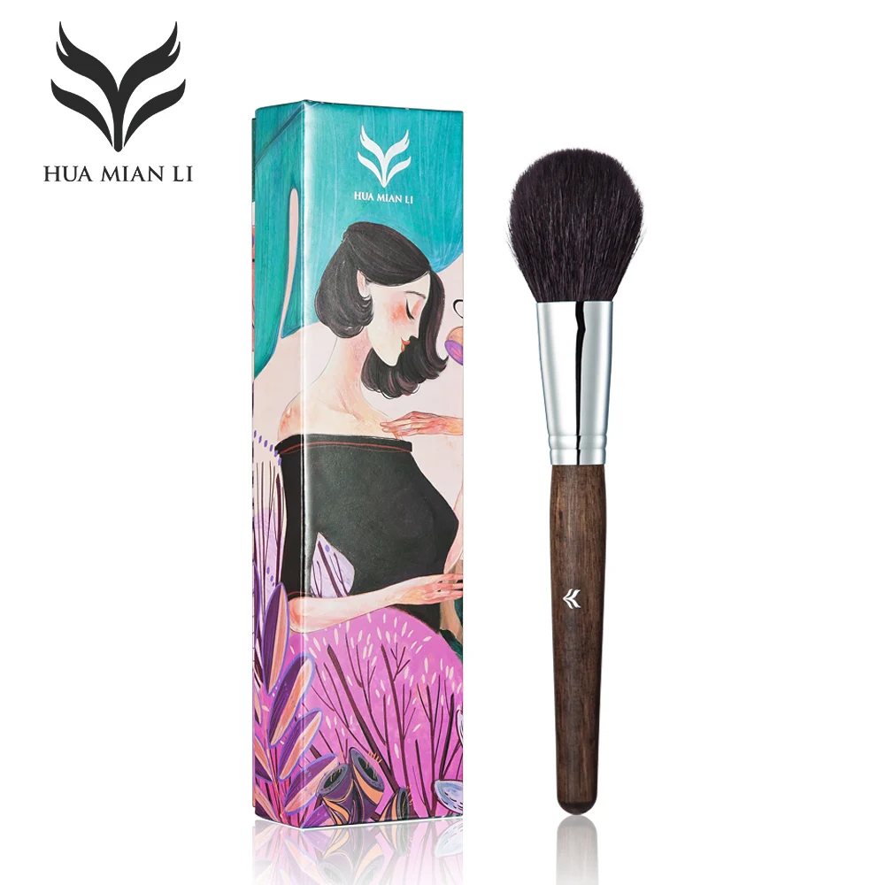 HUAMIANLI – brosse de maquillage pour le visage, accessoire cosmétique, poudre, fond de teint, professionnel, pour femmes