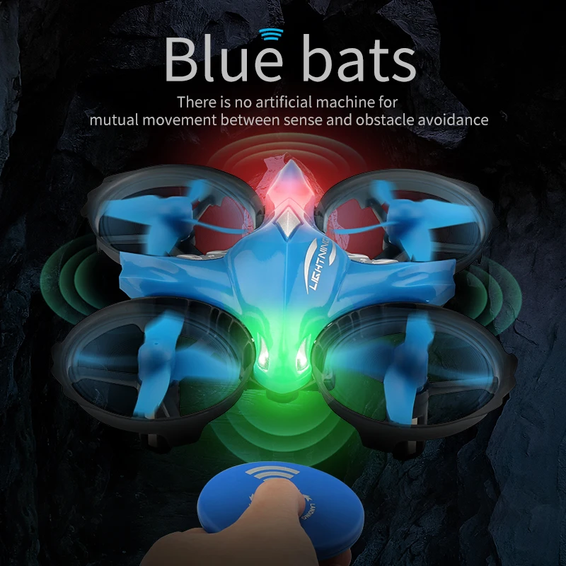 JJRC H102 미니 드론 원격 조종 헬리콥터, Ufo 2.4G, 적외선 손 감지, 장애물 회피 항공기 장난감