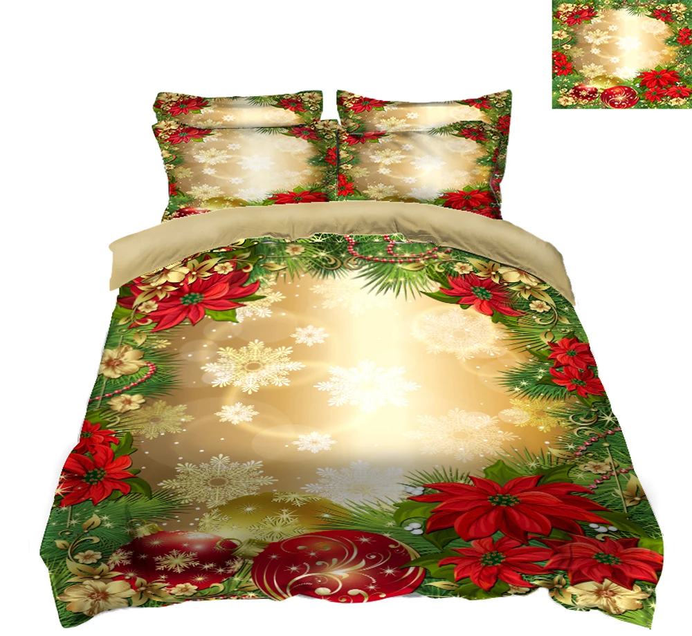 

Pink Flower Bed Sheet Set 3D Bedding Set Duvet/Quilt Cover Pillowcase