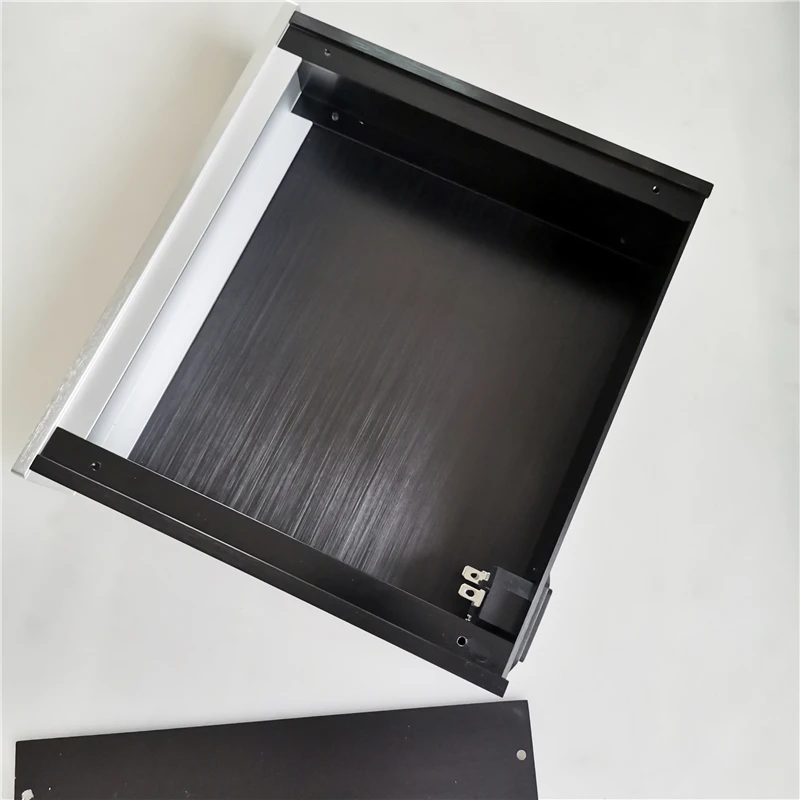 210*190*53mm อลูมิเนียมสำหรับ DIY CUSTOM AUDIO Passive Preamplifier Volume Controller กล่อง