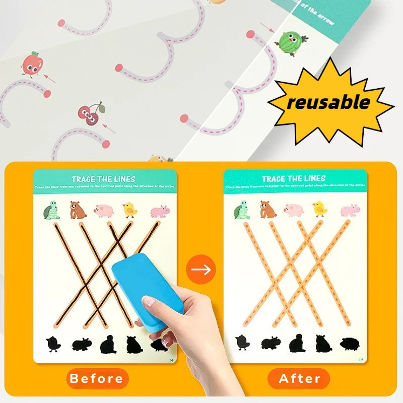 Montessori crianças brinquedos de desenho tablet diy cor forma match jogo livro desenho conjunto aprendizagem brinquedos educativos para crianças presente