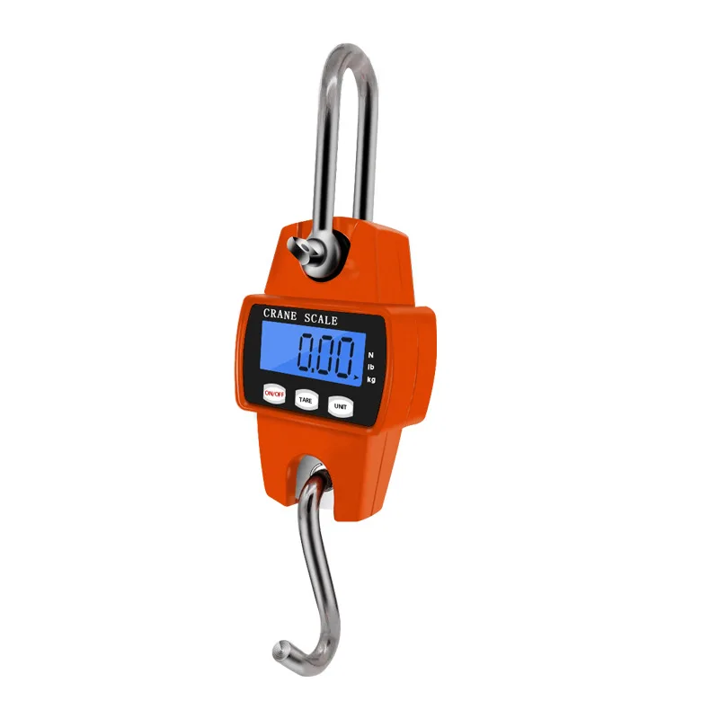 300KG crane scale weight heavy-duty hook scale digital stainless steel, used for farm hunting big fish