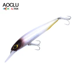AOCLU Float Trolling Wwobbler 140mm 20g Depth 3.2m Hard Bait Minnow Crank Shad Fishing Lure Magnet Weight Transfer Ocean Fighter