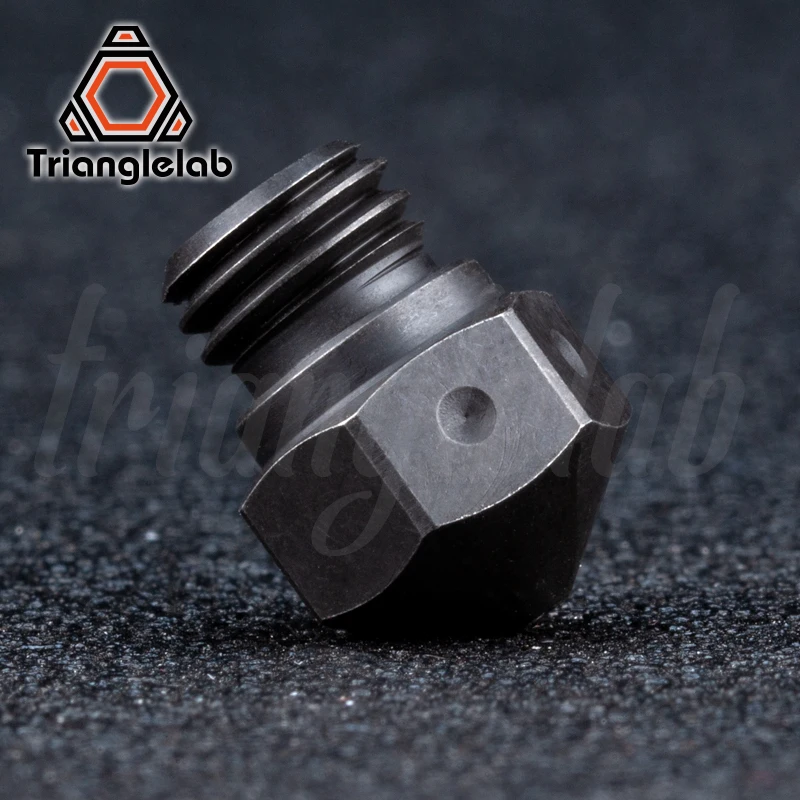 Trianglelab-boquilla de acero endurecido Swiss MK10, PTFE para Micro Swiss Hotend M7, rosca Wanhao FlashForge Qidi Tech Dremel