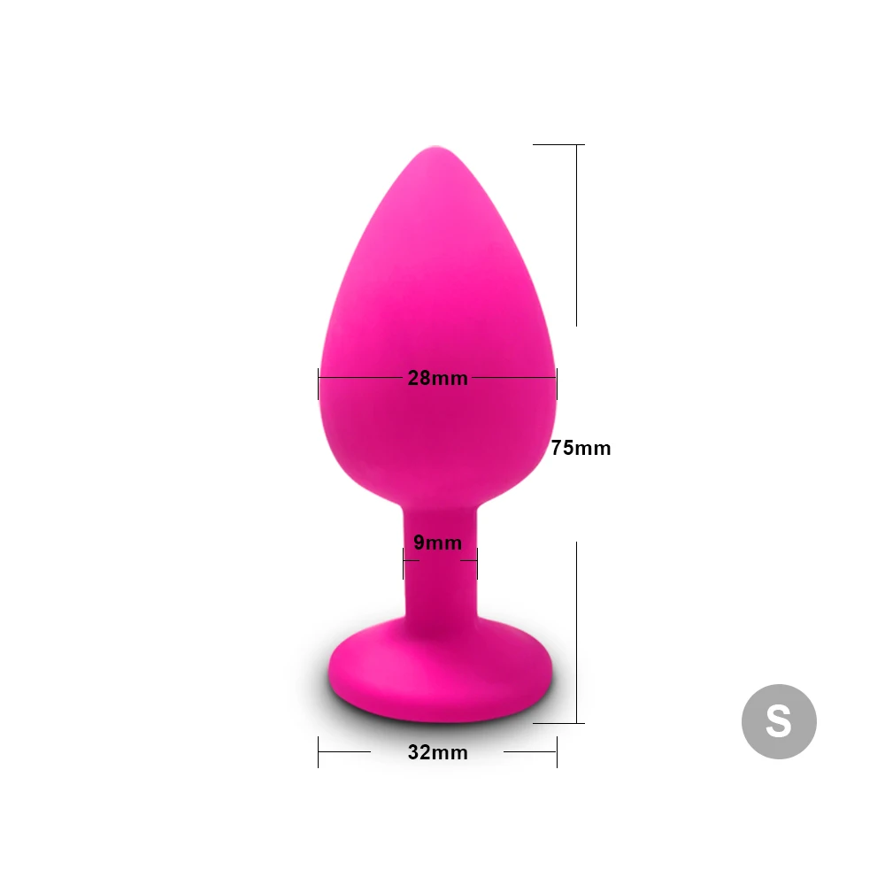 Anal Plug Butt Sex Spielzeug für Frauen Männer Weiche Silikon Prostata Massager Mini Erotische Kugel Vibrator Anal Spielzeug für Erwachsene 18