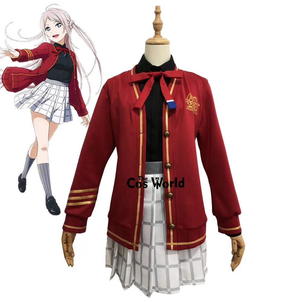 

Love Live Nijigasaki Zhong Lanzhu Sho Ranju Winter School Uniform Outfits Anime Customize Cosplay Costumes