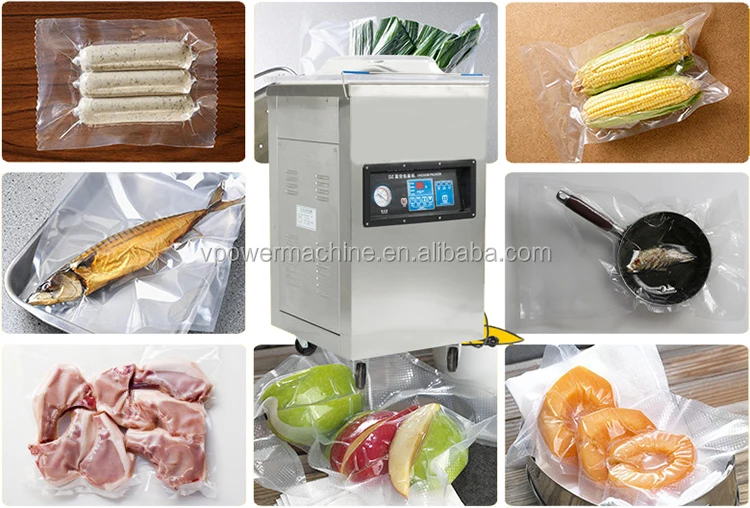 กวางโจวโรงงาน DZ400ลึก Single Chamber Vacuum Sealer เครื่องบรรจุถุงสำหรับผลไม้,ผัก,อาหาร,ชา,ข้าว,เนื้อ