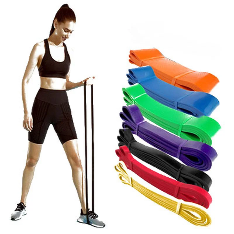 Resistance Band Exercise Elastic Band Workout Ruber Loop Strength Pilates Fitness Training Expander Unisex Gymnastics Equipment