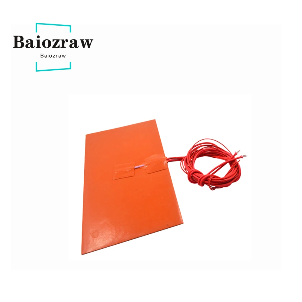 200x300mm Silicone Heating Pad Heater for 3D Printer Heat Bed 3D Printer Accessories