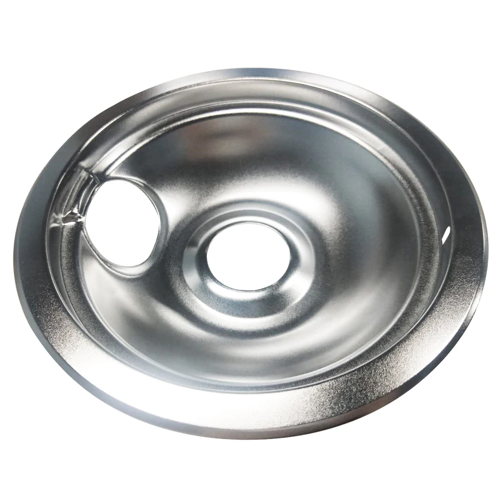 교체용 드립 팬 보울 세트 4 개, 대형 8 인치 및 소형 6 인치 드립 보울 팬 2 개