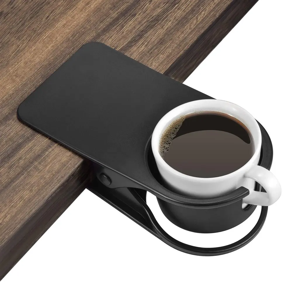 Car Creative Cup Holder Table Side Water Cup Shelf Office Desktop Computer Desk Fixed Cup Holder Desk Storage Clip