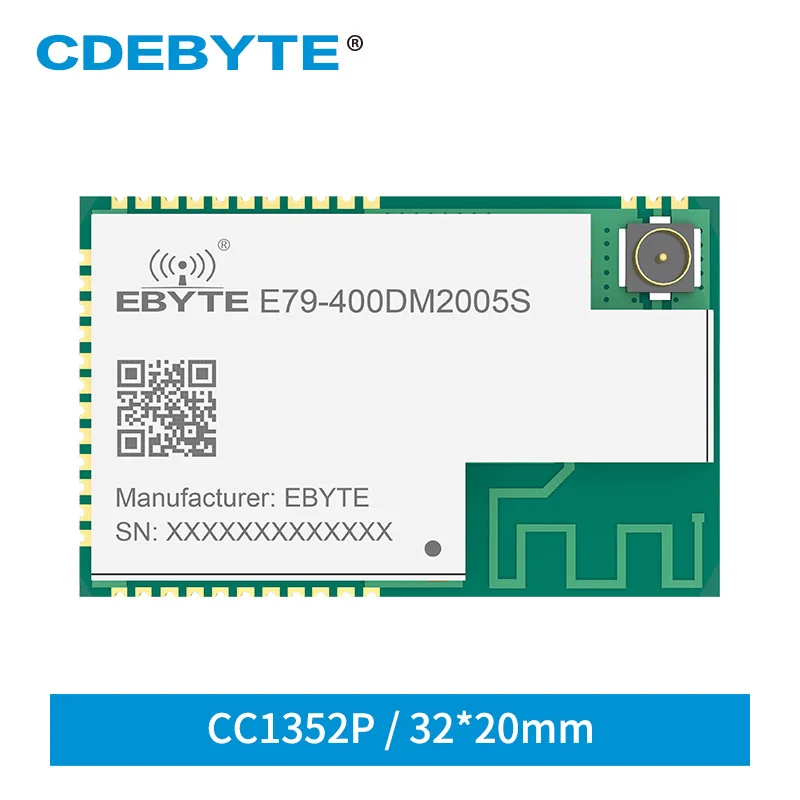 CDEBYTE CC1352P 433MHz 2.4GHz SuB-G dual-band 20dBm/5dBm wireless transceiver SoC SMD GFSK E79-400DM2005S wireless transmitter