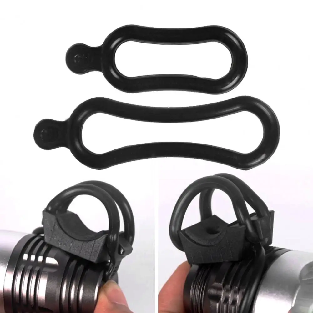 10PCS/Lot Rubber Band for Bicycle Headlight Rear Lamp L2 Q5 Handlebar LED Torch Holder Bike Light Mount Install Parts