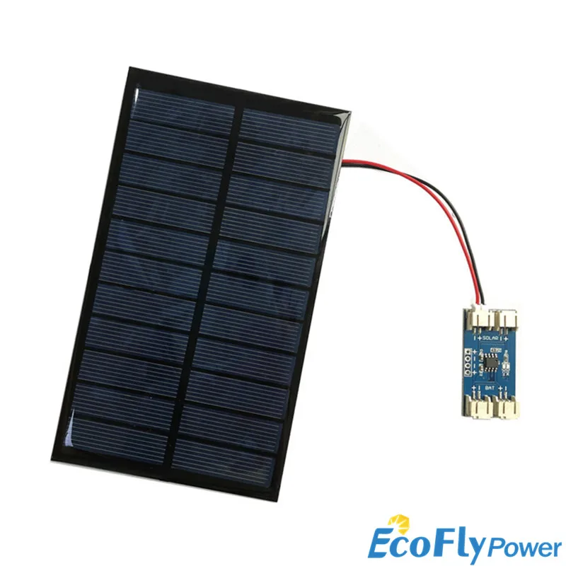 CN3163  5V 1A Solar Lithium Battery Charging Controllers  Solar Panel 5.5V 1.6W DIY Home Solar System