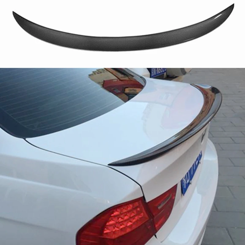 

Car Styling P Style Carbon Fiber Rear Roof Spoiler Trunk Lip Boot Wing For bmw E90 M3 318i 320i 325i 330i 2005-2011 E90 sedan