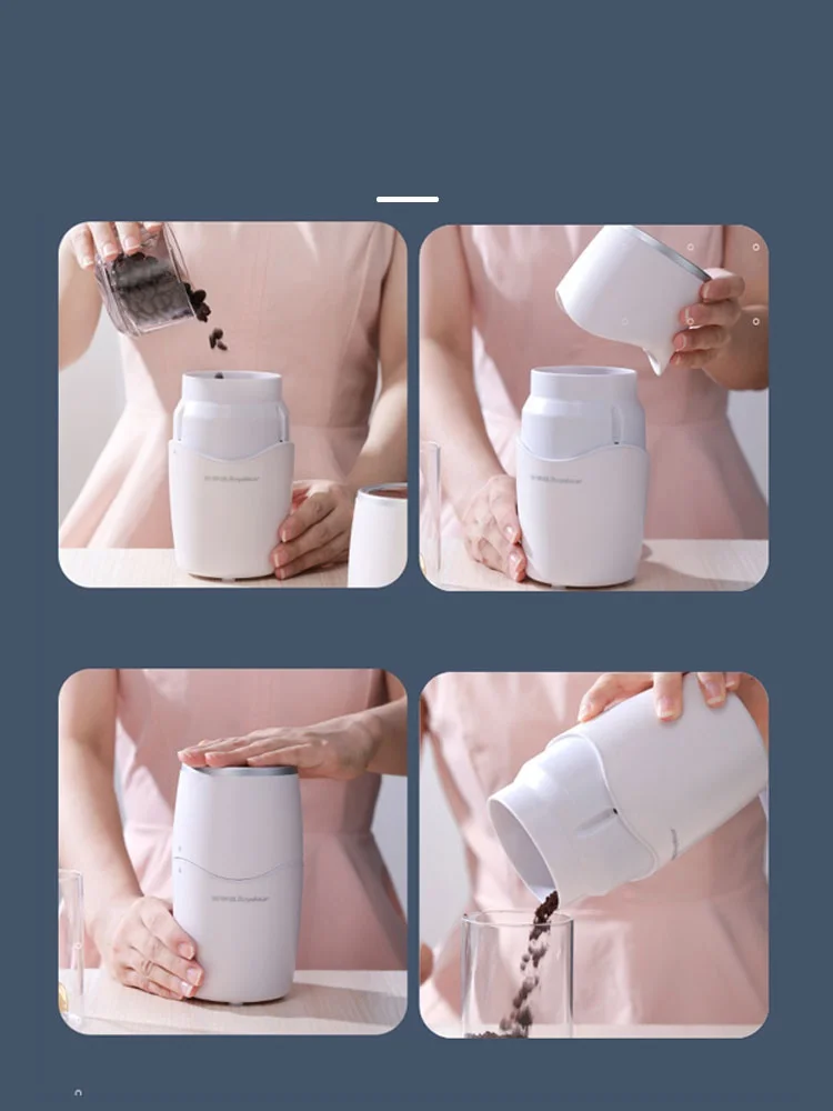 220V Mini smerigliatrice elettrica portatile 100g fresatrice per uso domestico medicina del grano smerigliatrice Superfine Multigrain